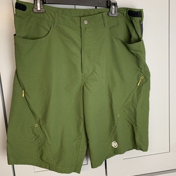 Novara Cycling Cargo Performance Short Size Large Green‎ - Picture 1 of 6